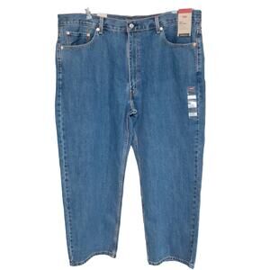 NWT Men's Levi's Relaxed Fit 550 44 x 29 Medium Stonewash Straight Leg Jeans